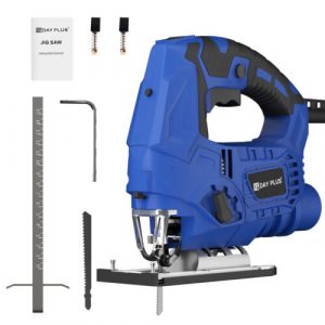 Electric Jigsaw 4800W Cutter 6 Speed Laser Guide 45° Pendulum Wood Metal Jig Saw