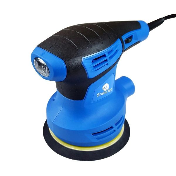 280W ELECTRIC RANDOM ORBITAL SANDER ROTARY PALM HAND CIRCULAR DISC WOOD SAND - Image 3