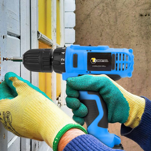 Cordless Drill Set 21V Electric Screwdriver Impact Driver Drills Kit 2 x Battery - Image 3