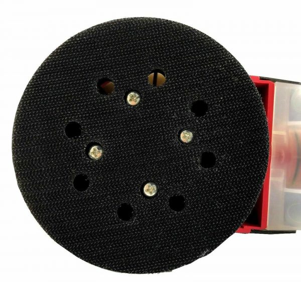 Random Orbital Sander 125mm 350W 240V 6 Speeds Quick Fix Pad Dust Box & Discs - Image 2