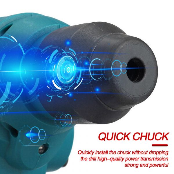20V Cordless Hammer Drill Impact Driver SDS Plus Rotary Electric Hammer Drill - Image 2