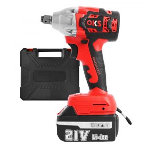 520Nm 1/2" Cordless Brushless Electric Impact Wrench Gun Driver and Socket Tool