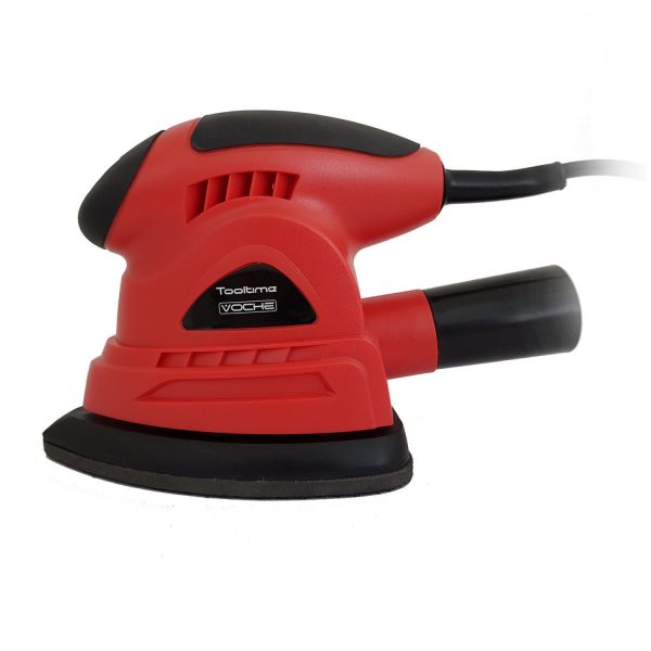105W Electric Palm Detail Sander 12 Hook & Loop Sanding Sheets - Image 2