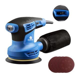 280W ELECTRIC RANDOM ORBITAL SANDER ROTARY PALM HAND CIRCULAR DISC WOOD SAND