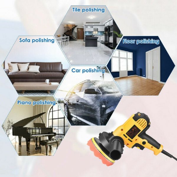 Polisher Buffer Cordless - Polishing Machines Electric Polisher Kit - Image 3
