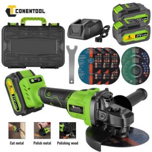 NEW 21V 125mm Li-ion Electric Cordless Brushless Angle Grinder Battery