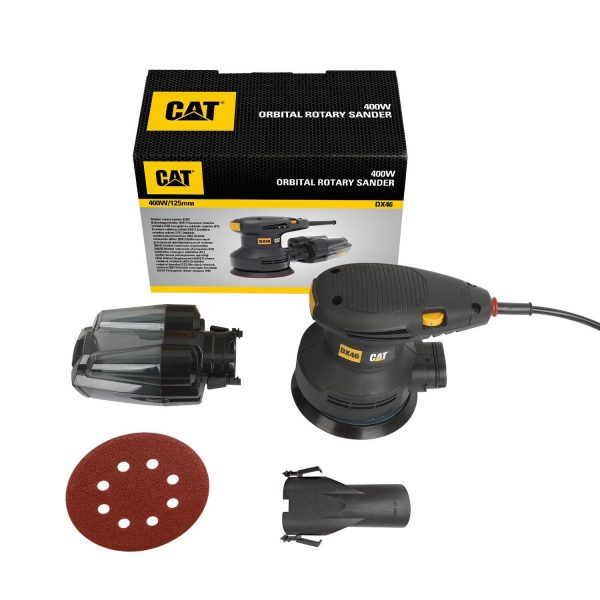 CAT DX46 400W 125mm Ø Random Orbit Sander Cyclonic Dust Box 240V AC - Image 4
