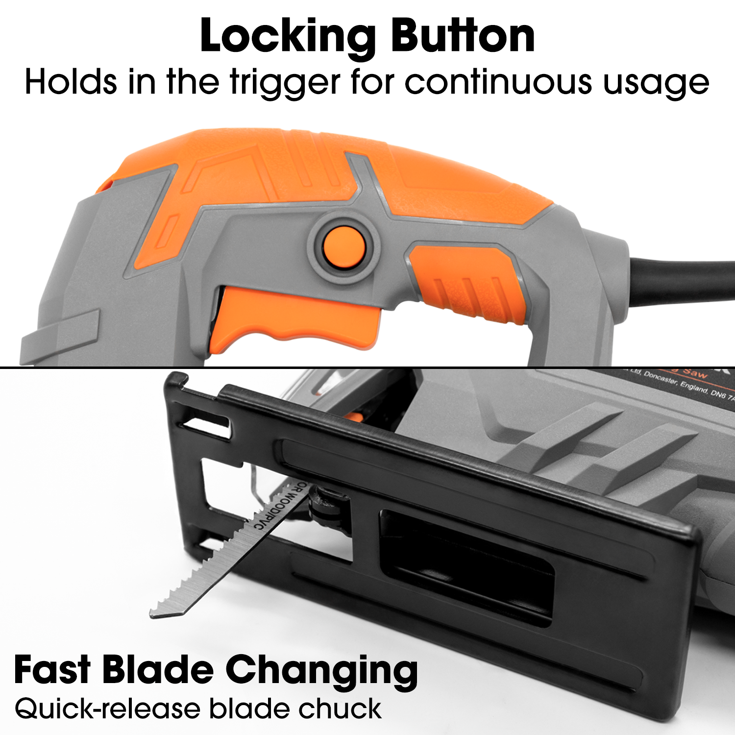 550W Electric Jigsaw Jig Saw Pendulum Variable Speed Cutting Wood Metal Plastic - Image 3