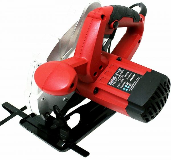 Lumberjack 185mm Circular Saw 240V with TCT Blade 1400W 0-45° Scale Heavy Duty - Image 2