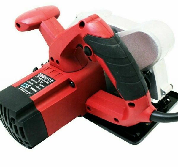 Lumberjack 185mm Circular Saw 240V with TCT Blade 1400W 0-45° Scale Heavy Duty - Image 4