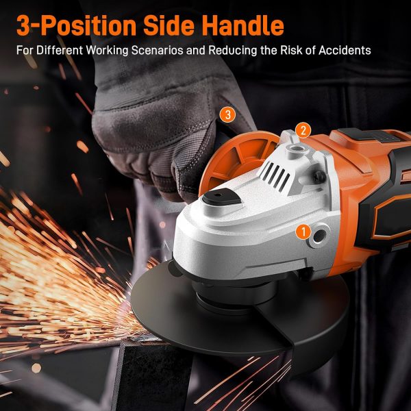 For Makita Battery 125mm Brushless Angle Grinder Li-ion Battery Cordless Replace - Image 2