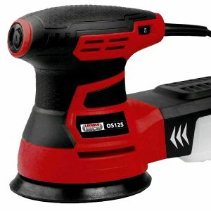 Random Orbital Sander 125mm 350W 240V 6 Speeds Quick Fix Pad Dust Box & Discs