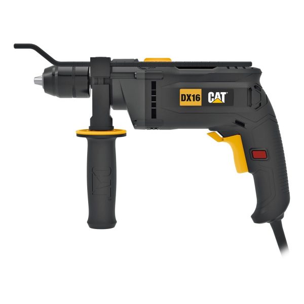 CAT DX16 850W Impact Hammer Drill 13mm Keyless Metal Chuck 240V AC - Image 6