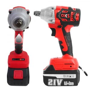 21V Brushless Impact Wrench Driver Cordless Li-Ion Battery