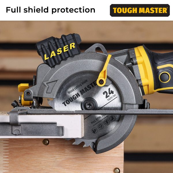 Mini Circular Saw 705W Plus Laser Function, 3500 RPM Power Tool - Image 2