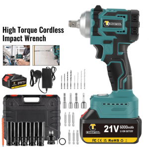 CONENTOOL 21V Cordless Impact Wrench Set 1/2"
